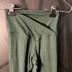 Aerie Forest Green High-Rise thin  Leggings